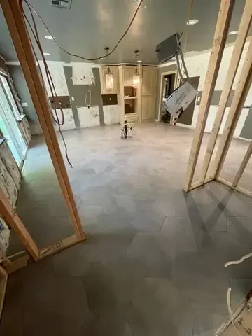 Bathroom remodel in progress by ScottBuilt